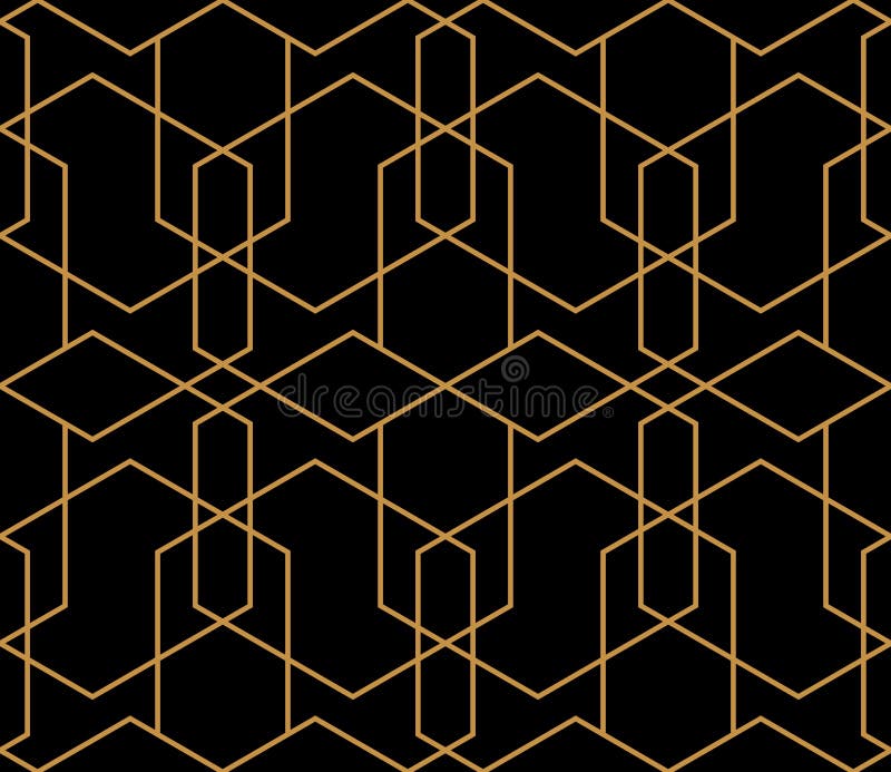 Seamless thin linear vector pattern. Abstract geometric background. Stylish fractal texture royalty free illustration