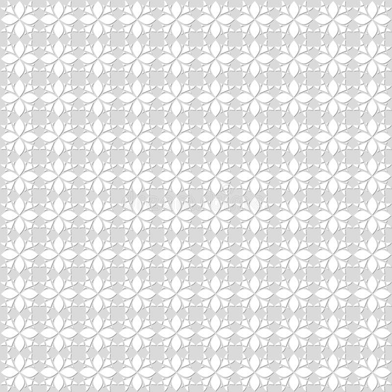 Seamless Thin Paper Pattern. Beautiful Ornament Stock Vector