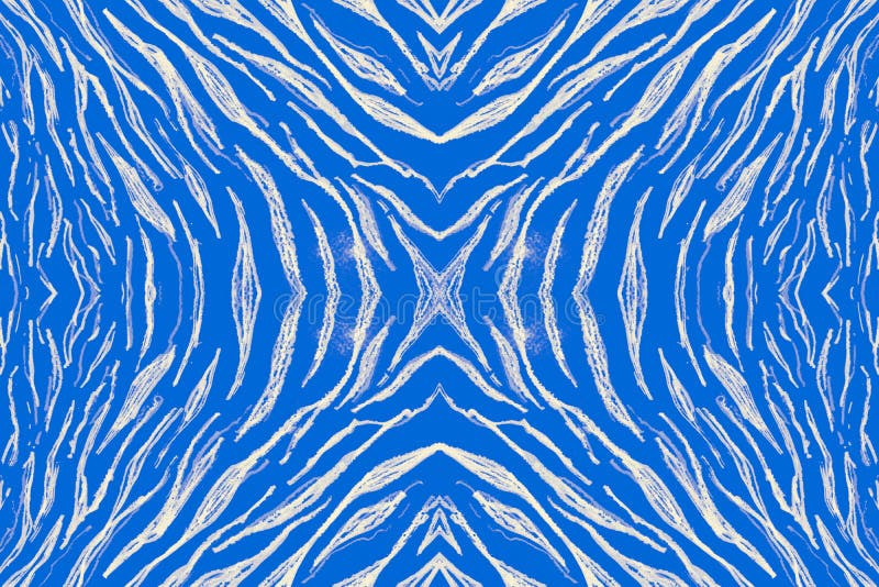 Seamless Tiger Skin. Blue Cheetah Wallpaper Stock Image - Image of fabric,  banner: 198004015