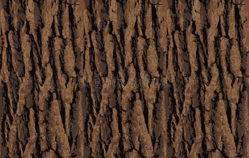 Seamless tree bark texture royalty free illustration