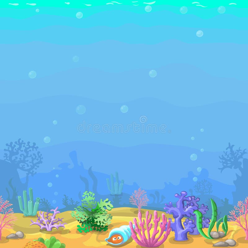 Underwater Landscape. The Ocean And The Undersea World ,Mobile Format ...