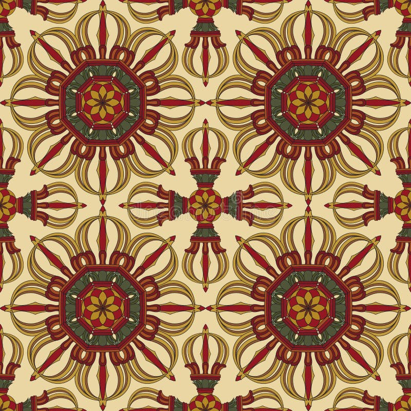 Seamless Vajra pattern