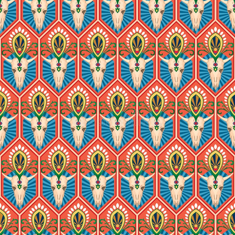 Seamless vector background stock vector. Illustration of ornate - 63085222