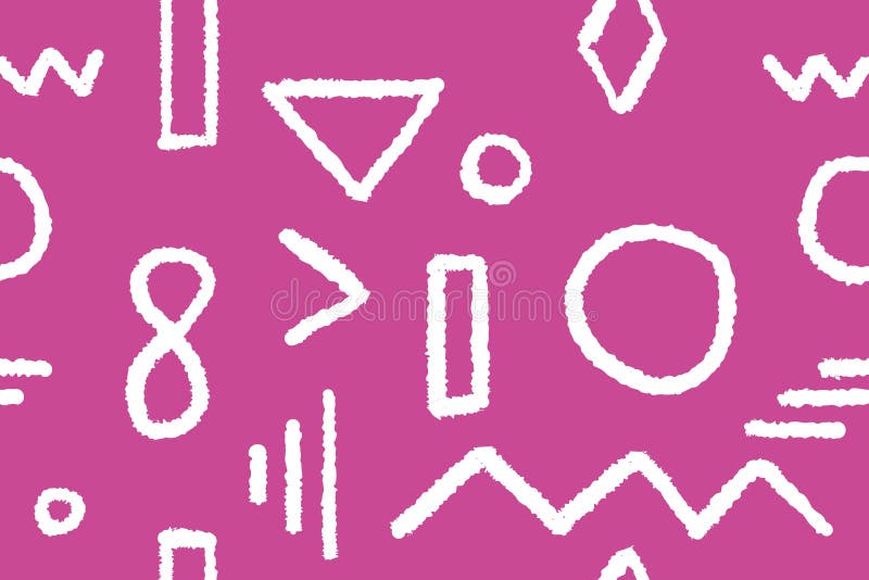 Seamless vector boho texture royalty free illustration