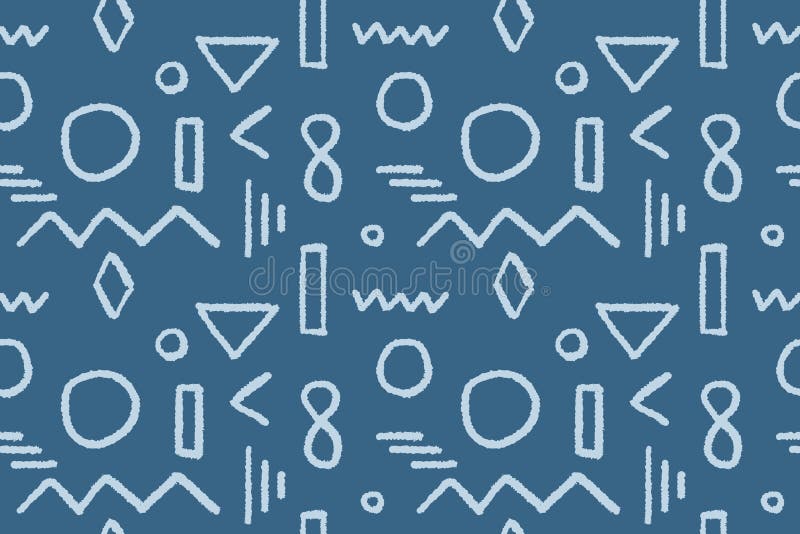 Seamless vector contemporary pattern royalty free illustration