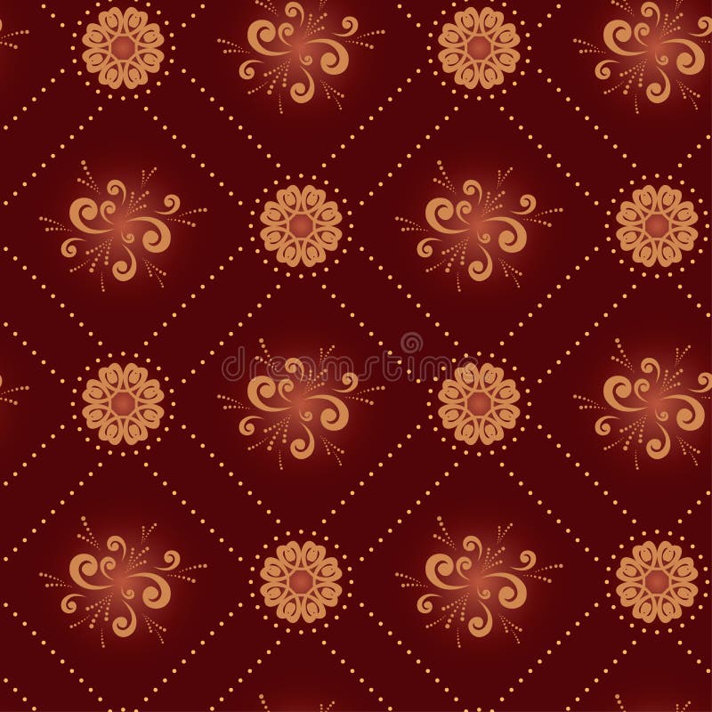 Seamless Vector Dark Brown Texture Stock Vector - Illustration of rhomb
