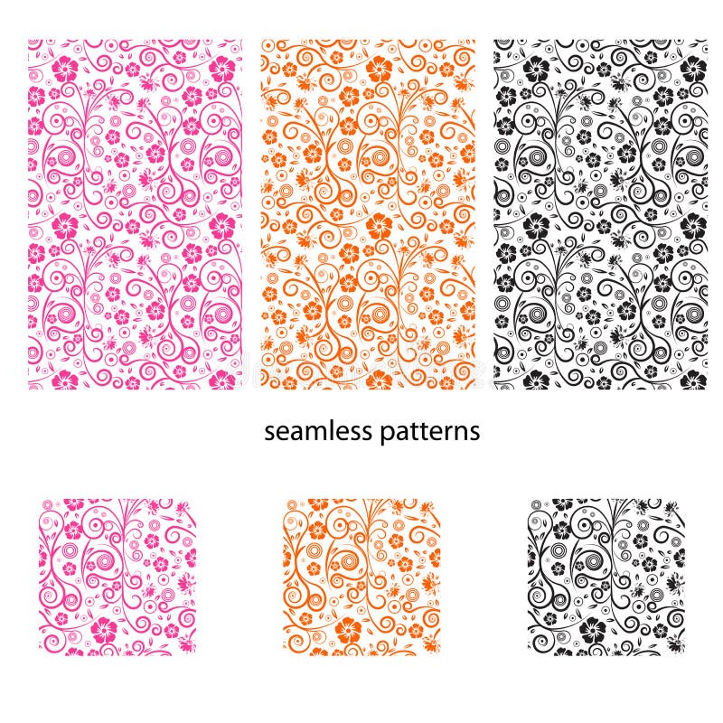 Seamless vector design pattern