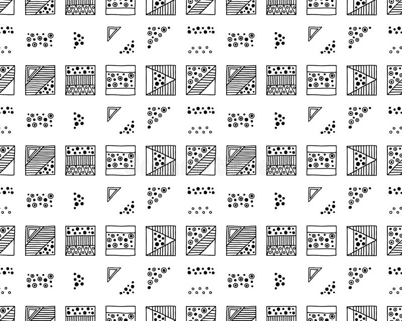 hand drawn geometric patterns