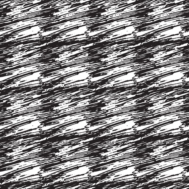 Seamless vector pattern with stroked squared patches. Vector hand drawn texture. Crayon background. vector illustration