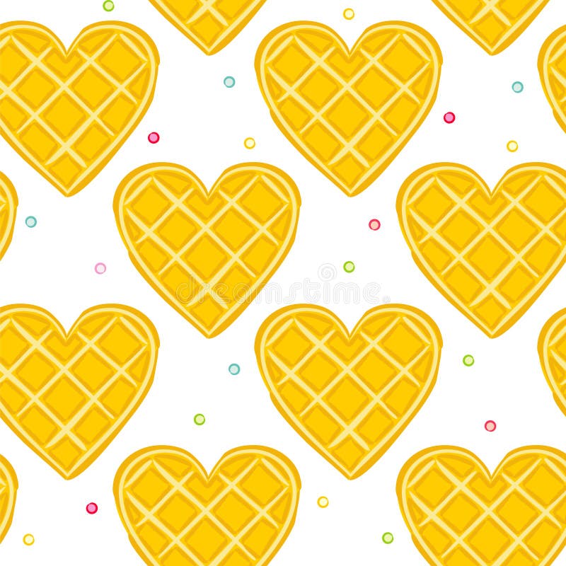 Waffle Hearts Stock Illustrations 430 Waffle Hearts Stock