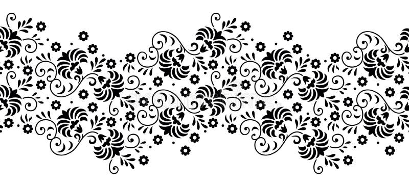 Vector - Abstract Black Floral Vine Stock Vector - Illustration of ...