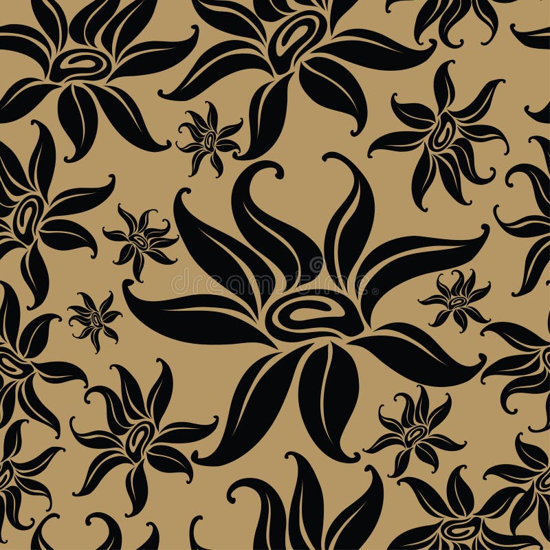 Seamless vintage floral pattern