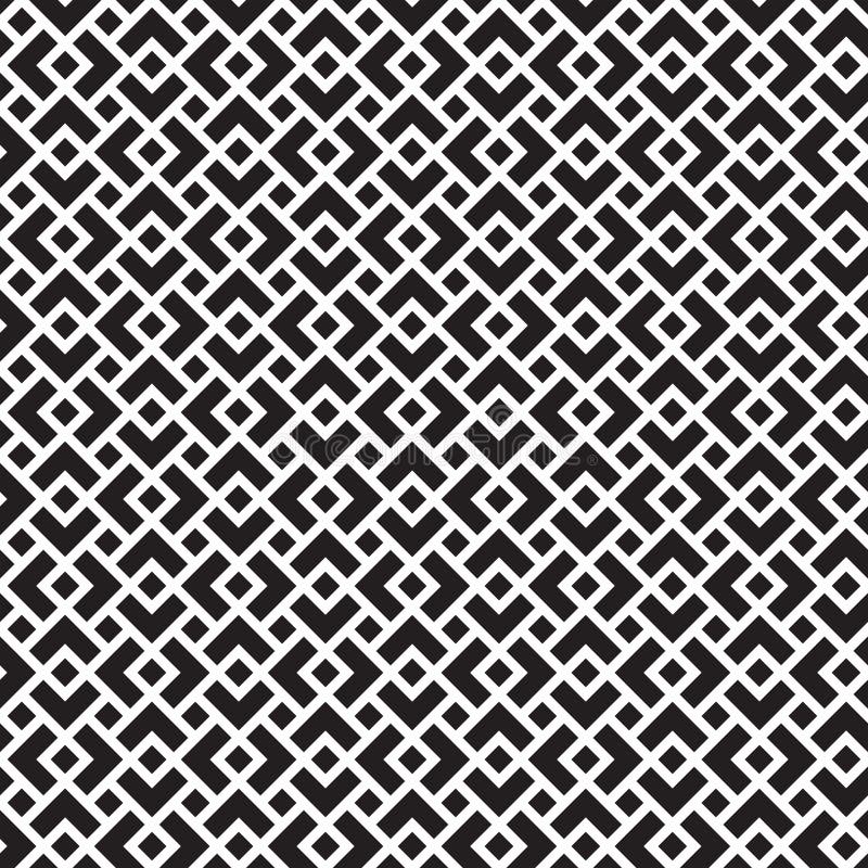 Seamless vintage geometric lattice trellis pattern stock illustration