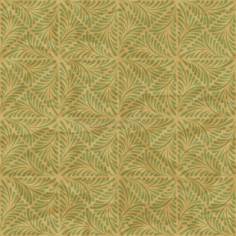 Seamless Vintage Wallpaper, Floral Pattern, Retro Stock Vector