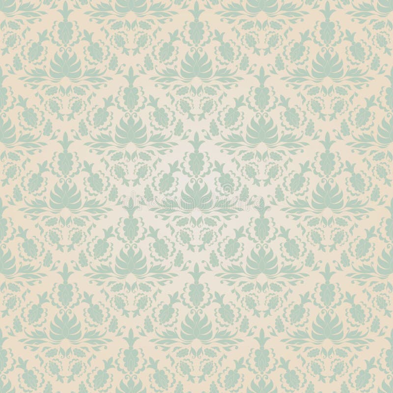 Seamless vintage wallpaper pattern