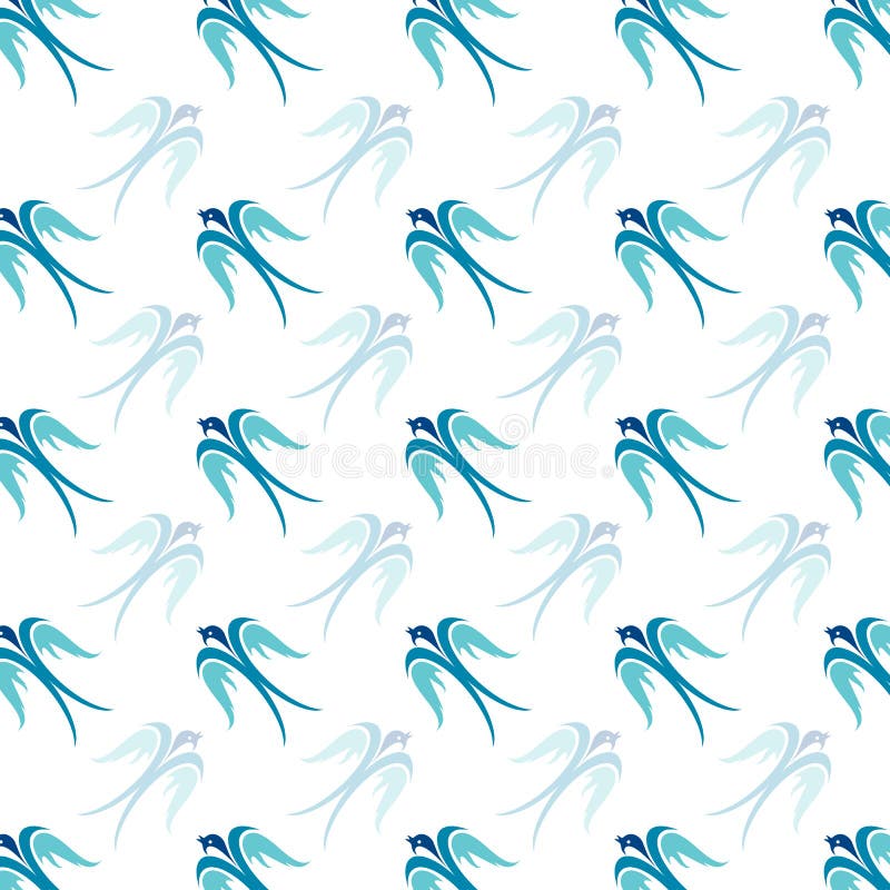 Seamless wallpaper hirondelle