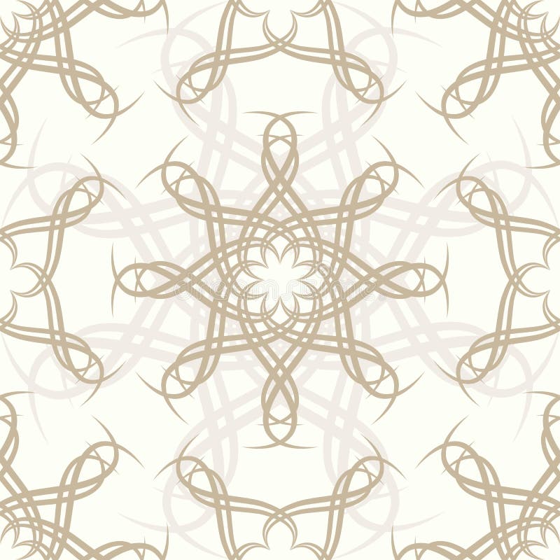 Seamless Wallpapers in the Style of Baroque . Modern Texture Illustration Stock Illustration
