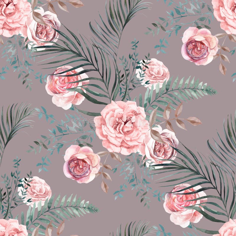 Coco Wallpaper Modern Collage Flowers Floral Roses Stripes 3 Colours Crown 