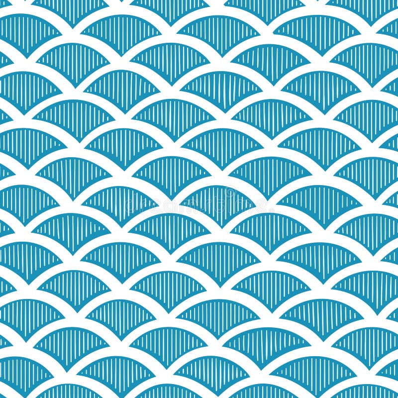 Seamless waves pattern