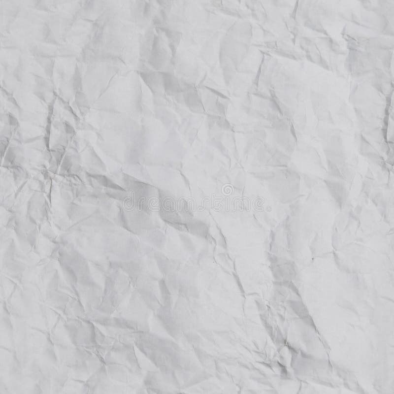 Seamless White Crumpled Paper Texture Stock Photo Image of definition