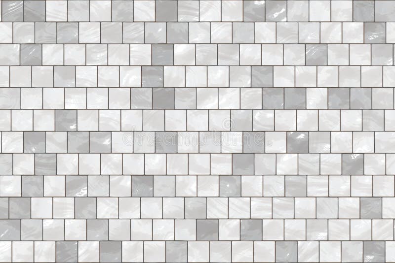 Seamless White Tiles Stock Illustration Illustration Of Mosaic 14496975