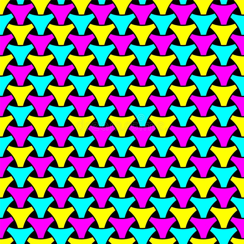 Seamless weaving triangle squama surface pattern stock illustration