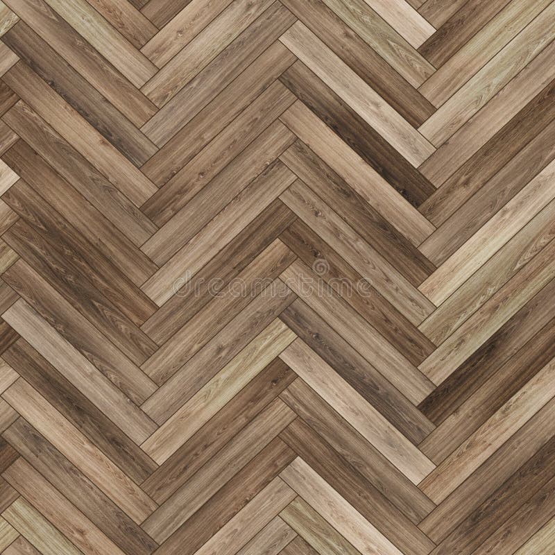 Seamless Wood Parquet Texture Herringbone Brown Stock Photo Image Of