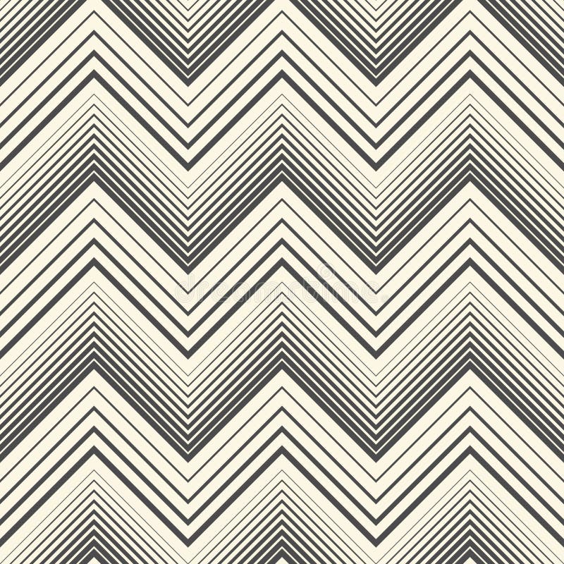 Abstact seamless pattern. Zig-zag line and dot texture. Diagonal