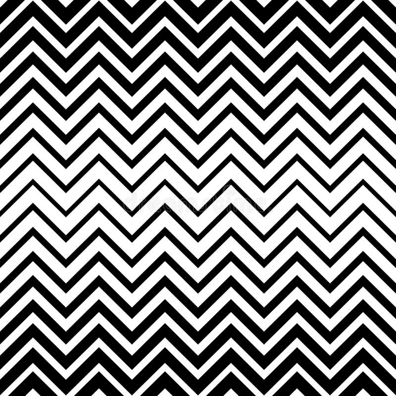 Tipar linie zigzag fără probleme royalty free illustration