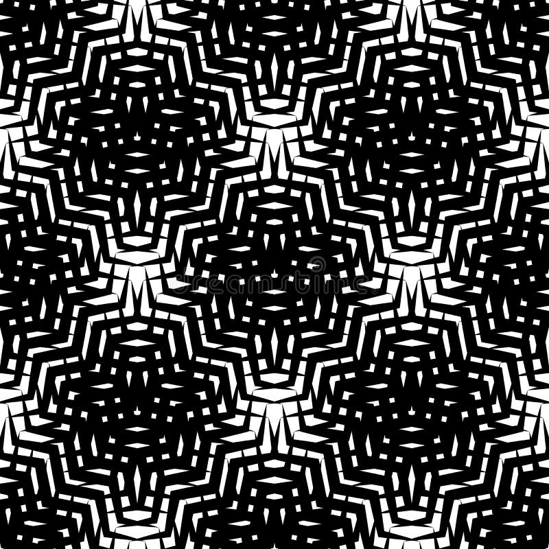 Seamlessly Repeatable Geometric Pattern - Abstract Monochrome Ba Stock ...