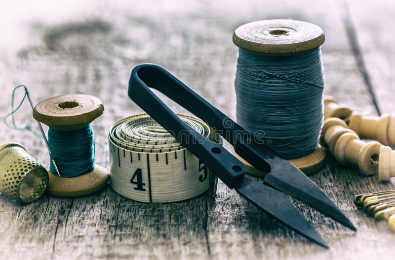 Seamstress tools stock photo. Image of fashion, darn, sewing 2922954
