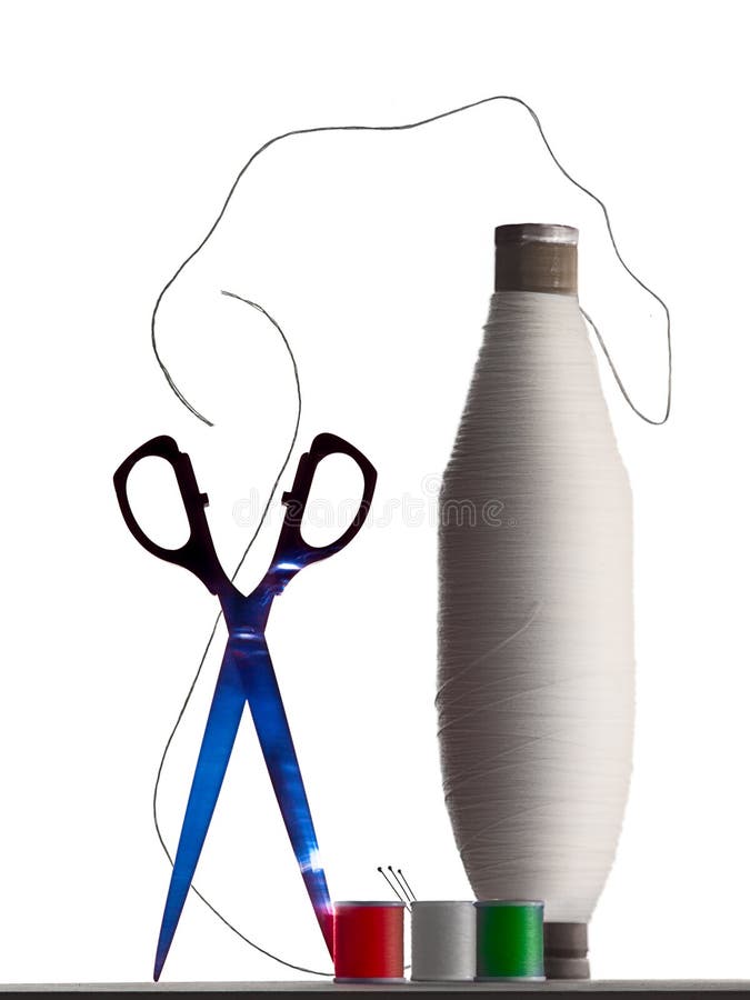 Seamstress Tools stock image. Image of buttons, reel, designer 1856513