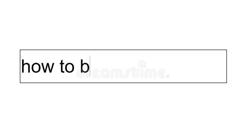 Search bar on a computer monitor with the question How to build a house. royalty free illustration