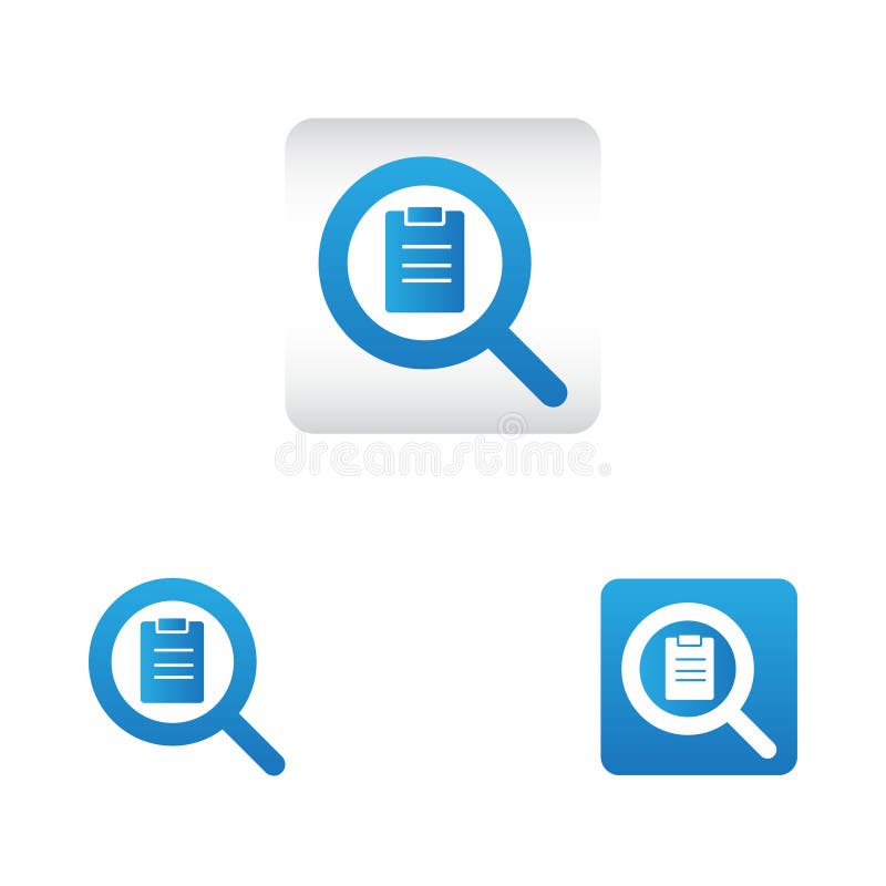 Search icon with task symbol. search web icon vector icon in various style vector illustration