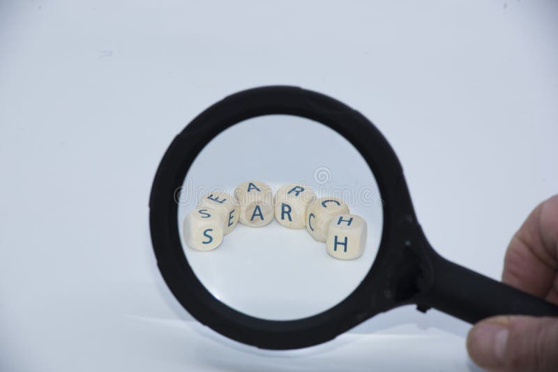 Magnifying Glass or Loupe in Hearing Aid Acoustics Stock Image Image