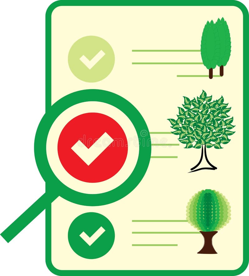 Searching professional staff. Analyzing personnel resume. royalty free illustration Searching professional staff. Analyzing personnel resume. royalty free illustration