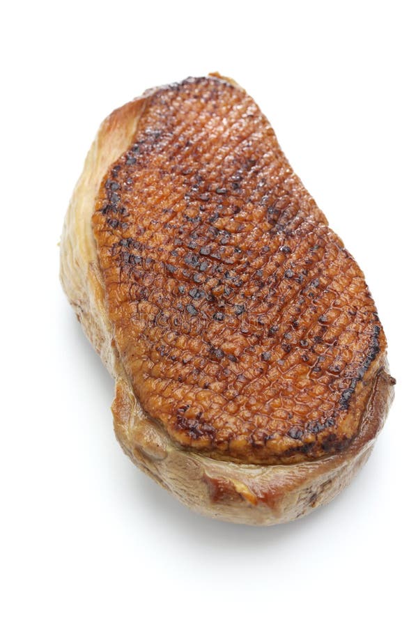 Seared duck breast steamed, japanese cuisine royalty free stock photography Seared duck breast steamed, japanese cuisine royalty free stock photography
