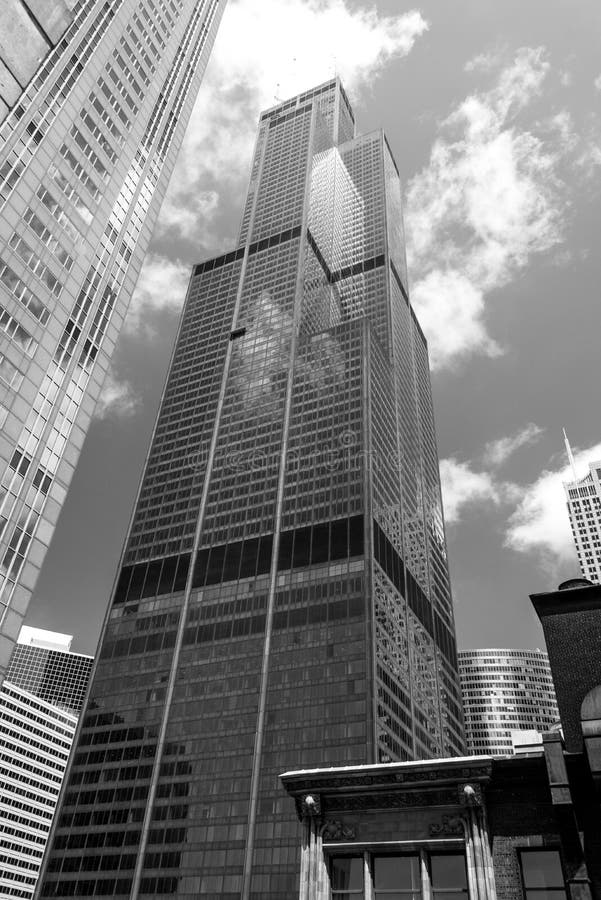 Sears Tower, Willis Tower editorial photography. Image of chicago