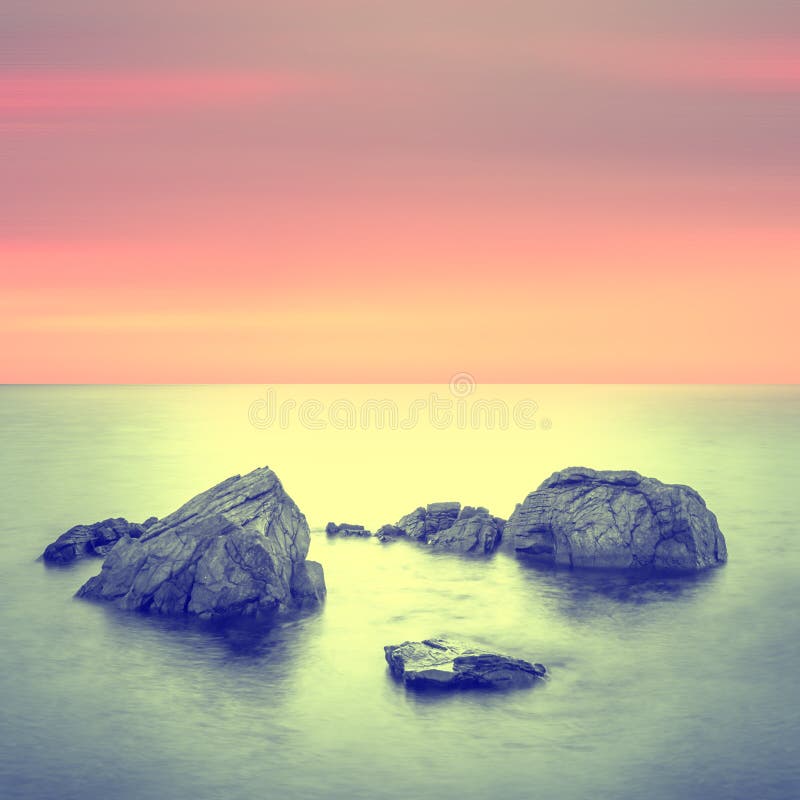 Seascape minimalista. foto de stock Seascape minimalista. foto de stock