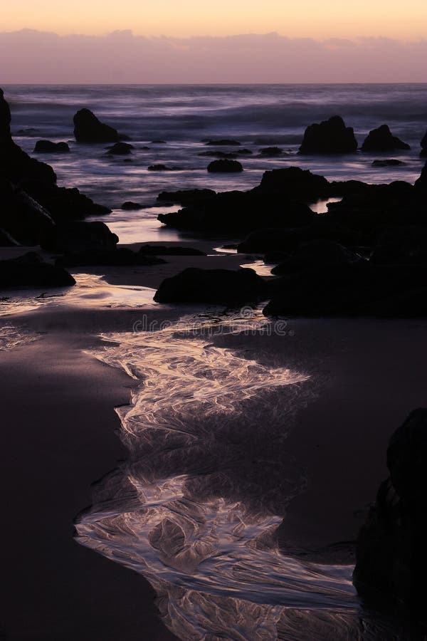 Seascape at sunset