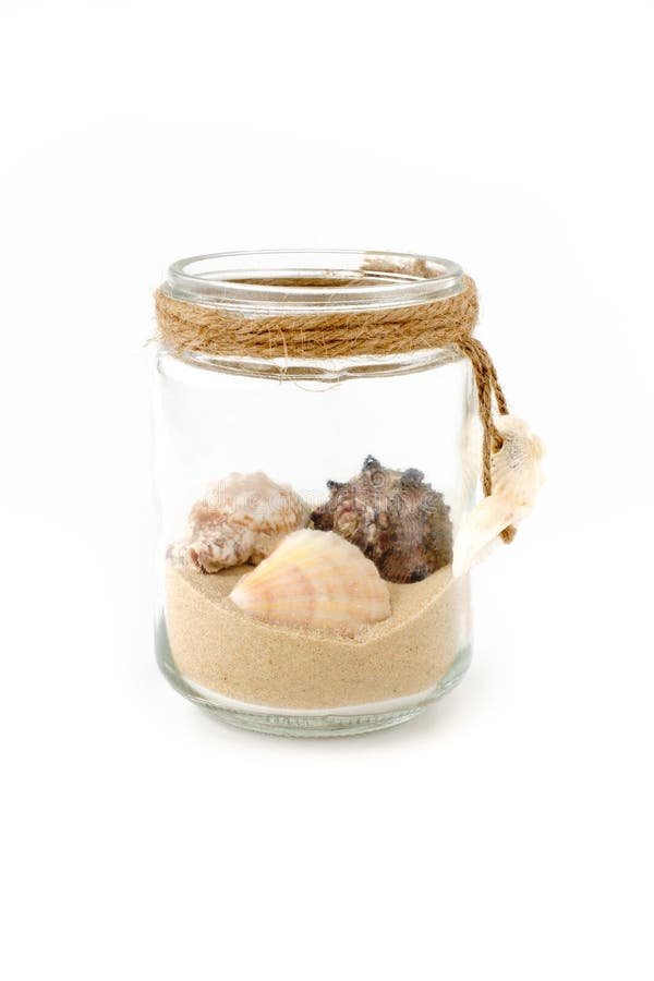 Jar and sand stock photo. Image of collect, diversity 10455528