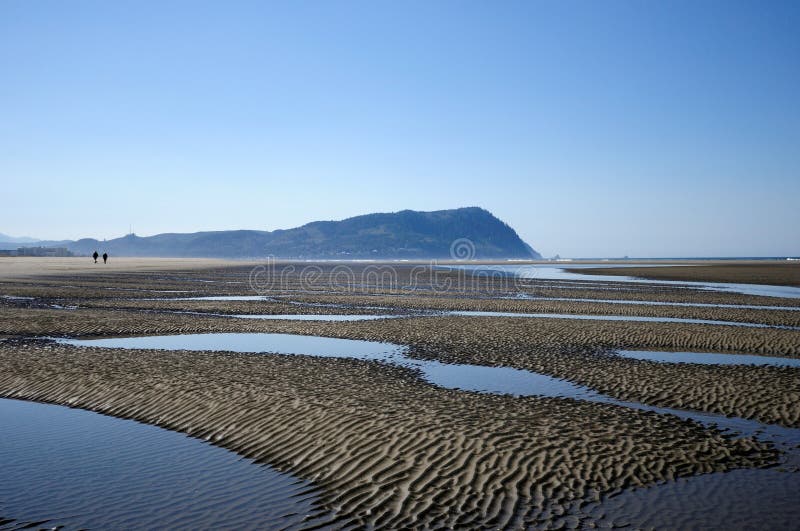 Seaside Beach And Tillamook Head Stock Image Image of weather