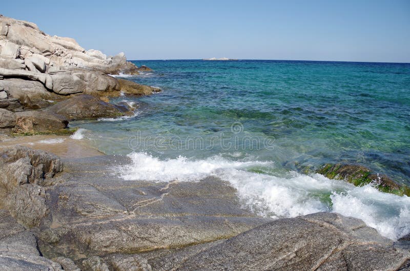 File:The beautiful blue shades of the mediterranean sea