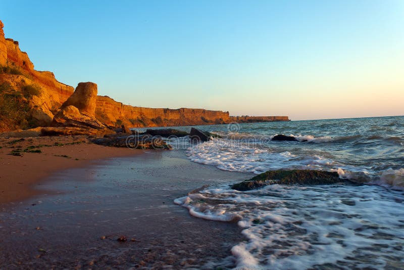 Low tide at seaside stock image. Image of nature, seaside 36291099