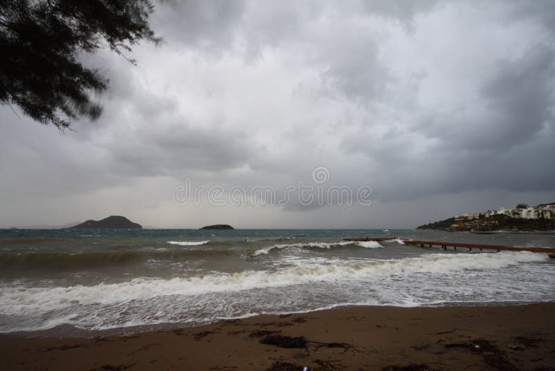 Seaside town of Bodrum and autumn time. Seaside town of Bodrum and autumn time.