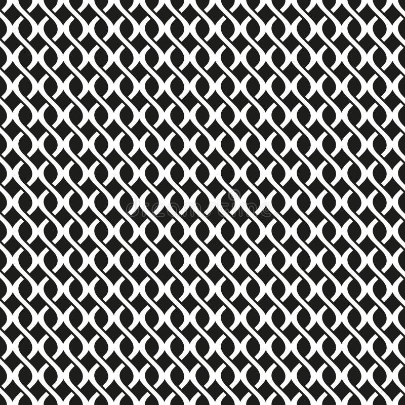 Seamless Decorative Ornamental Pattern Background Stock Illustration