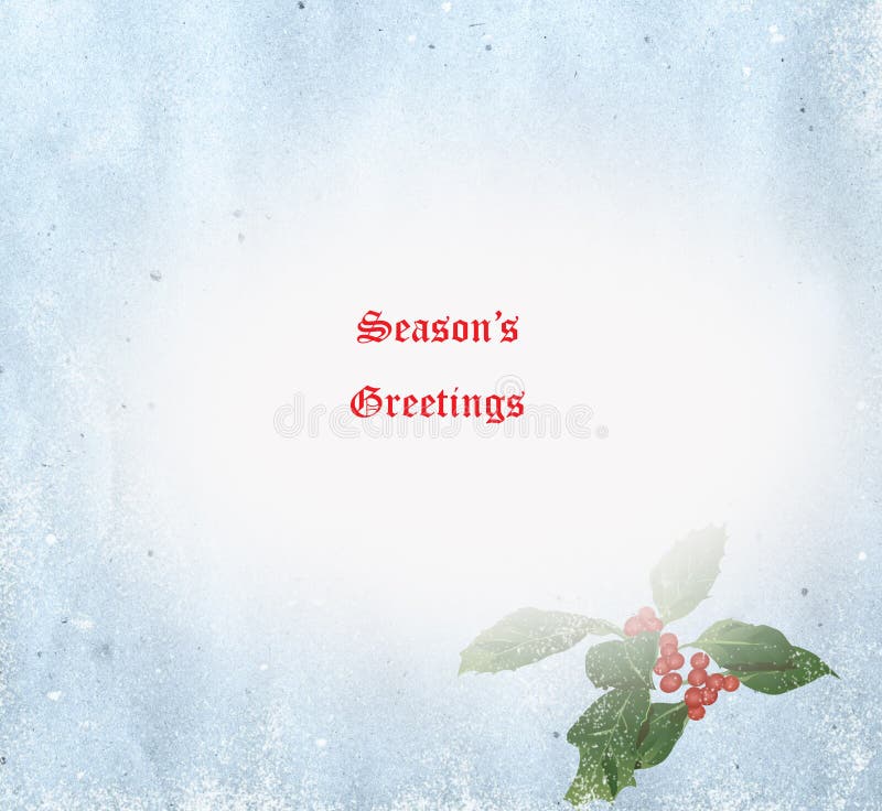 Season s Greetings Card Illustration