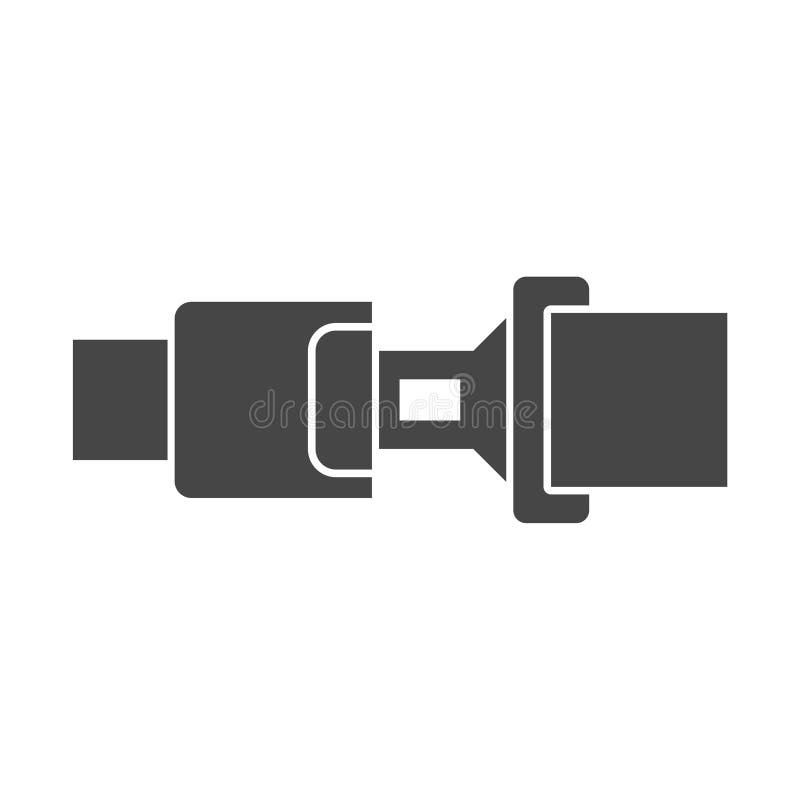 Seat Belt Icon - Illustration Stock Vector - Illustration of flat ...