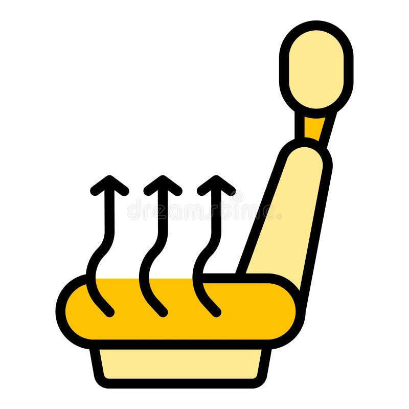 Seat coolant icon vector flat royalty free illustration