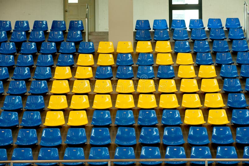 Seats in Basketball Stadium . Stock Photo Image of bangkok